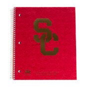 USC Trojans Cardinal SC Interlock 5-Subject Notebook
